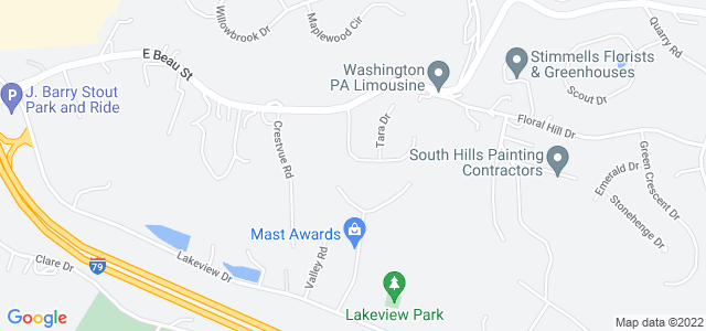 Map of business location