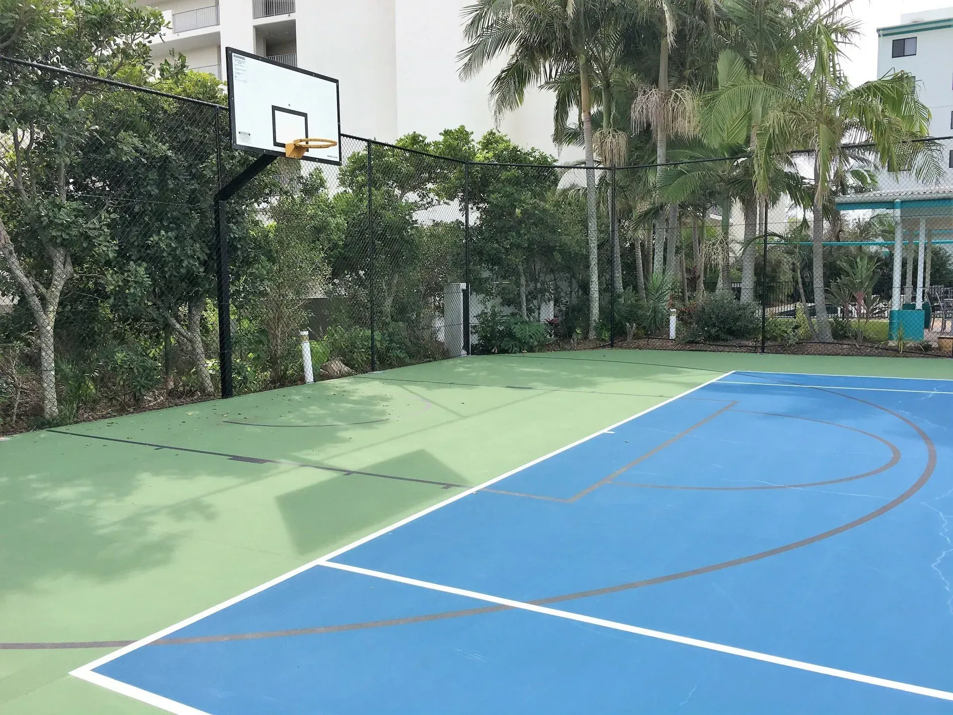 Blue and Green Basketball Court — Queensland, Australia — Jordin Sports Constructions