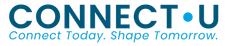 Connect U logo with text 