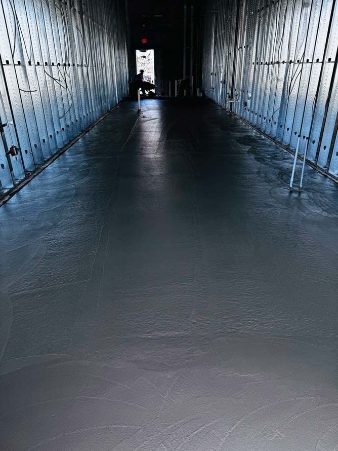 After Pouring And Leveling Concrete — Jacksonville, FL