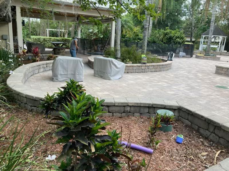 Cleaning Up After Installing Pavers in Jacksonville, FL