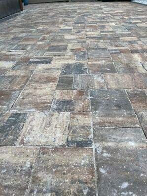Closeup On Paver Flooring in Middleburg. FL