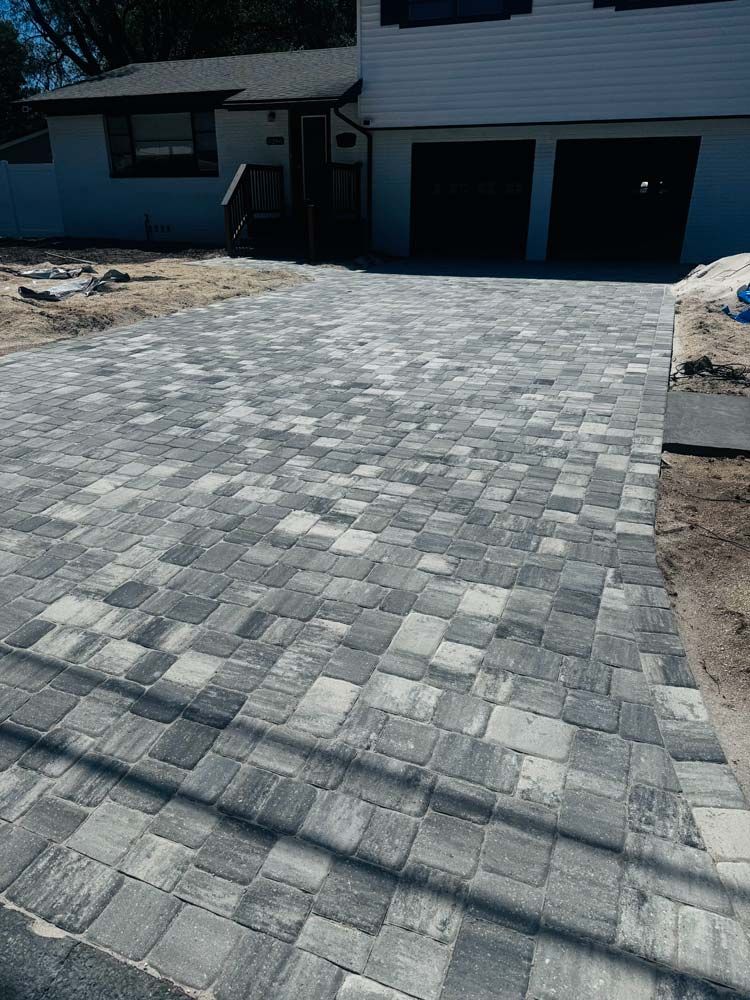 Paver Driveway Of A Residential Property in Jacksonville, FL