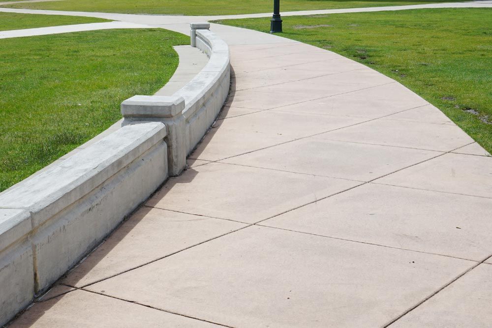 Sidewalk For A Park in Jacksonville, FL
