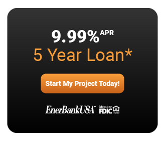Green loan ad for 9.99% APR 5-year loan with “Start My Project Today!” button and Regions/PreQualify logos