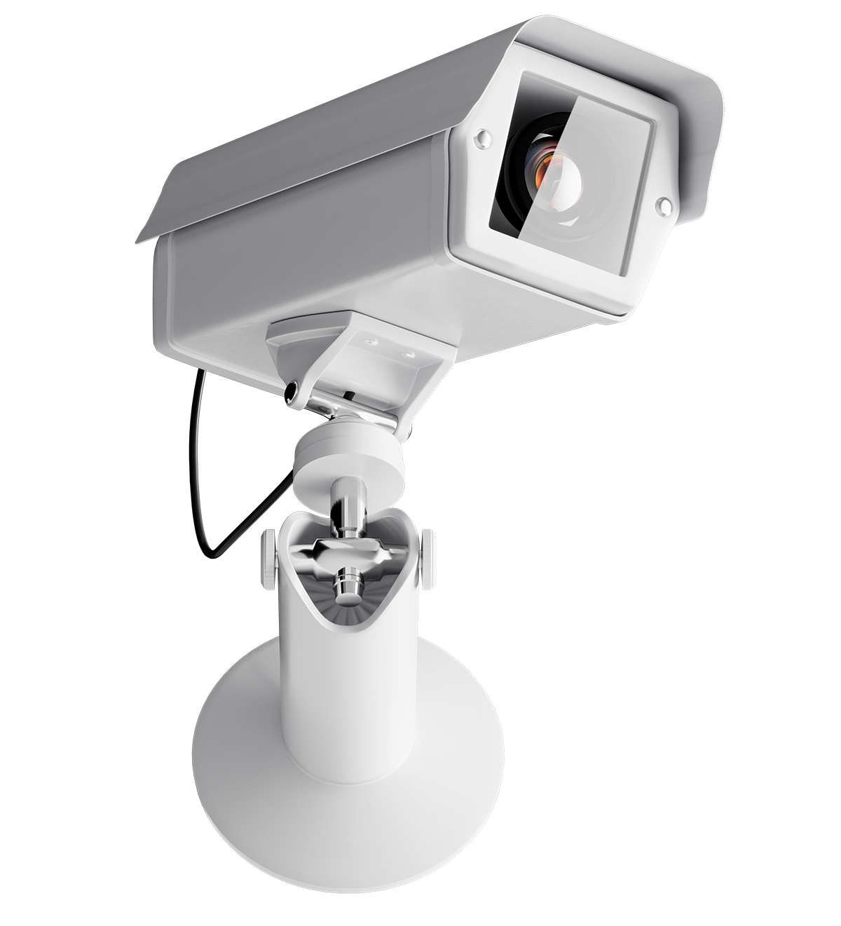 large light CCTV camera