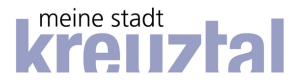 Logo mit dem Schriftzug „meine Stadtkreis“ in Hellviolett und Grau auf weißem Hintergrund