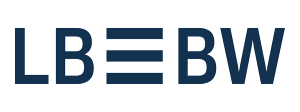 Logo der Landesbank Baden-Württemberg in Marineblau auf weißem Hintergrund