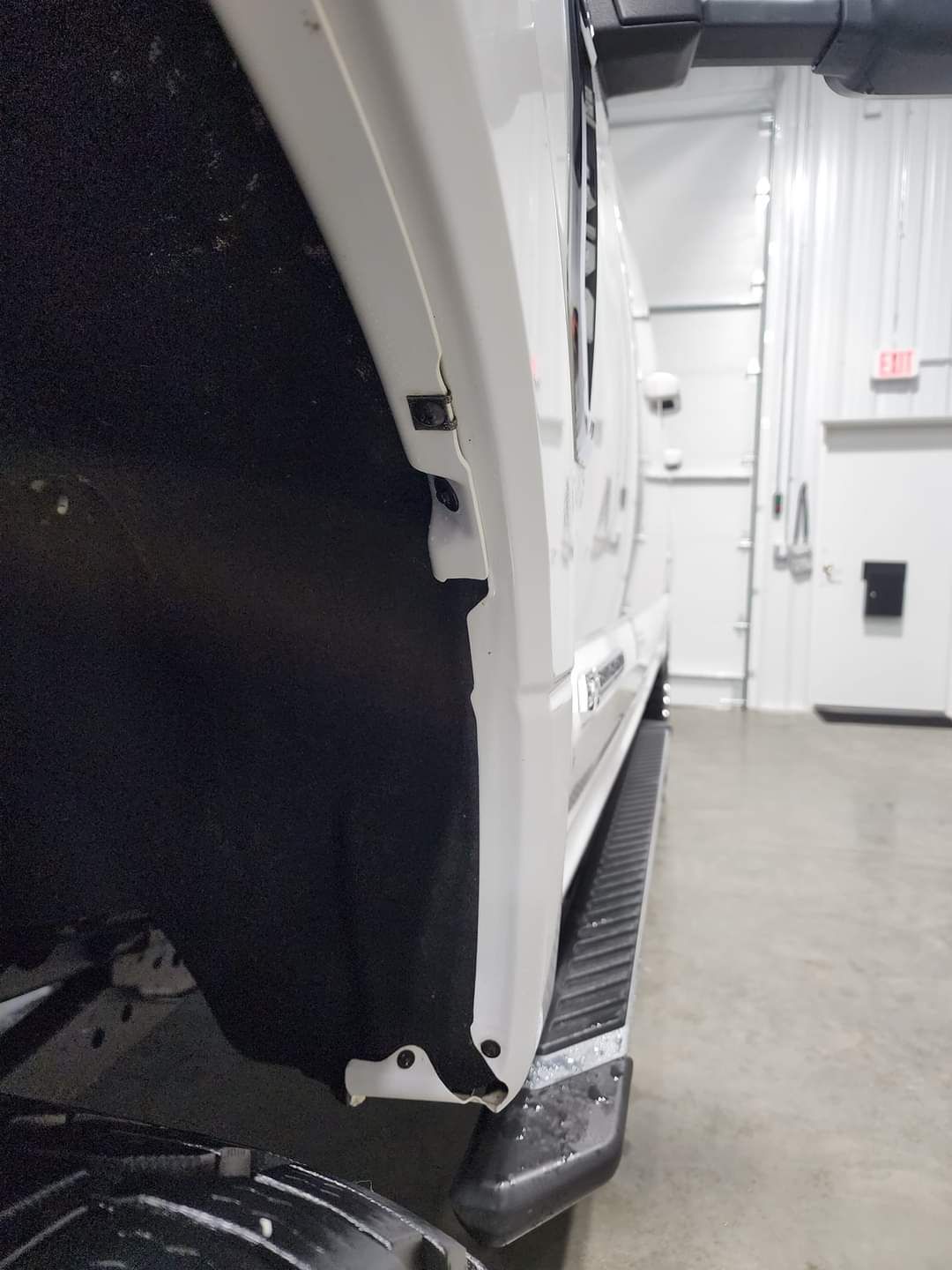 Wheel well after