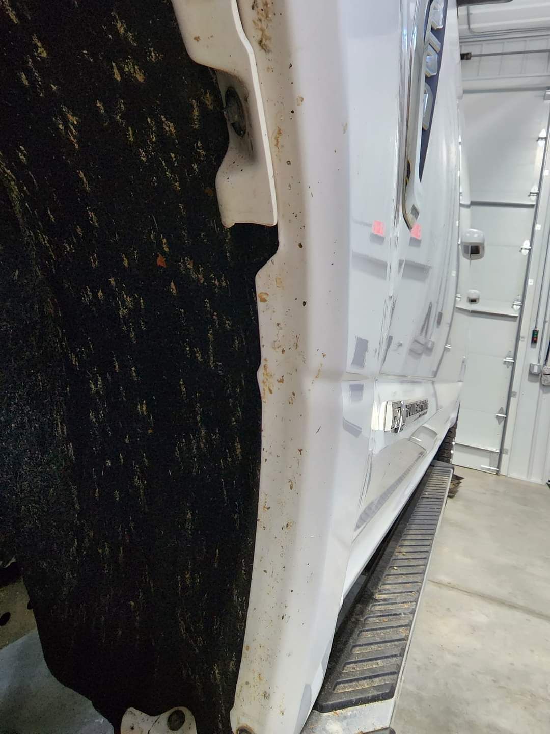 Wheel well before