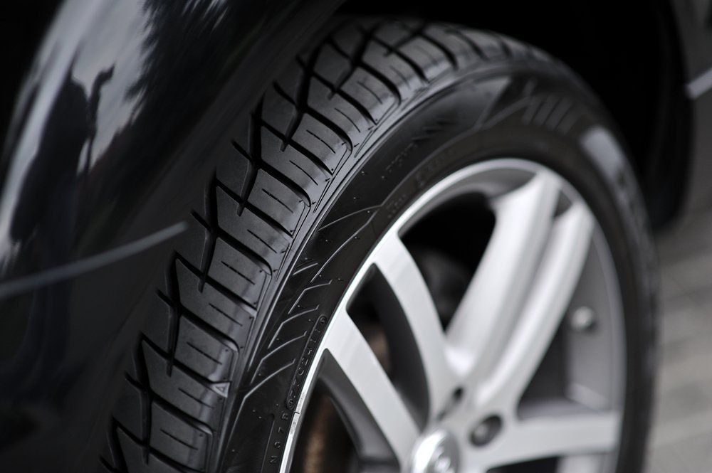 Car Wheel on a Car — Complete Tyre Management Services in Paget, QLD