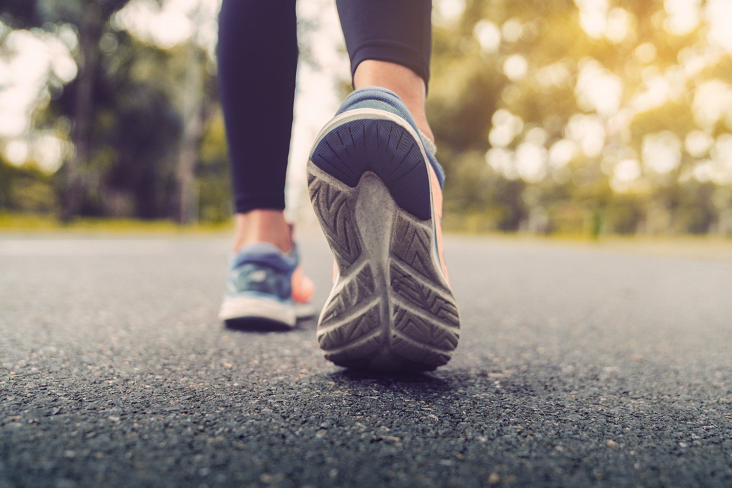 A runner's shoe