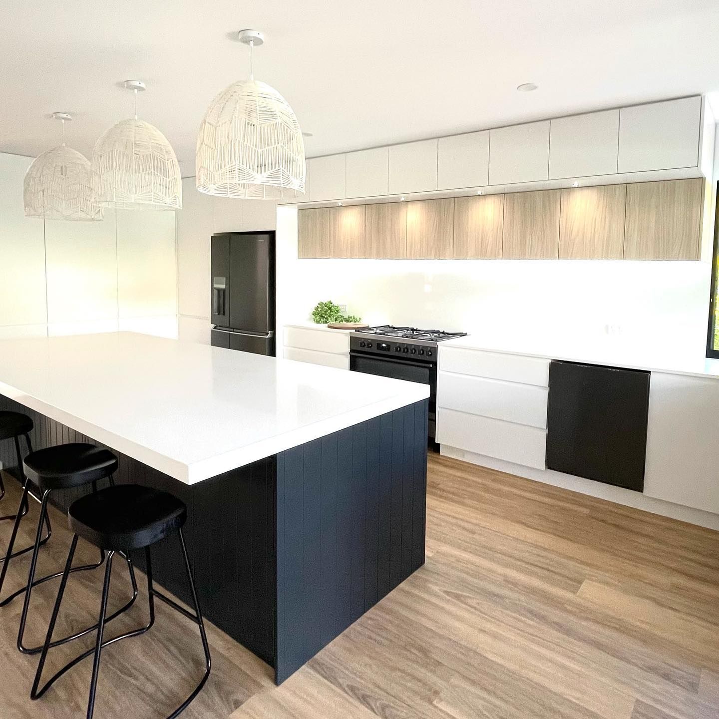 There Is a Large Island in The Middle of The Kitchen — Inovative Interiors In Cardiff, NSW