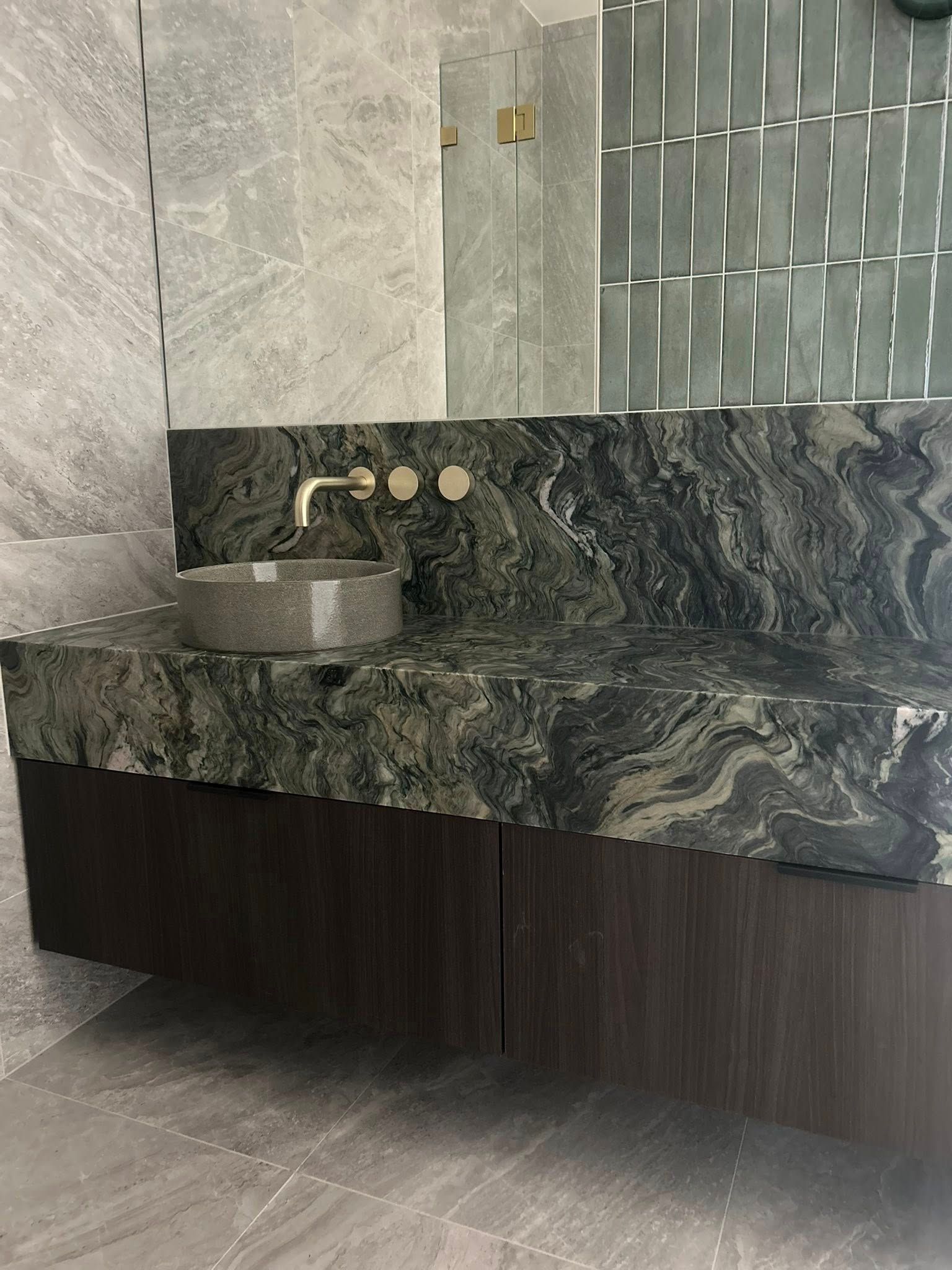 A Living Room with A Lot of Shelves and A Desk — Inovative Interiors In Cardiff, NSW