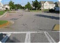 Parking Lot with White Line — Norfolk, VA — Branche Industries