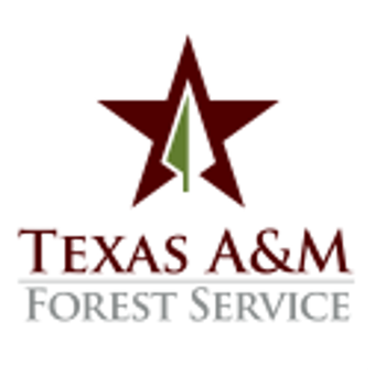 The logo for Texas a & m forest service