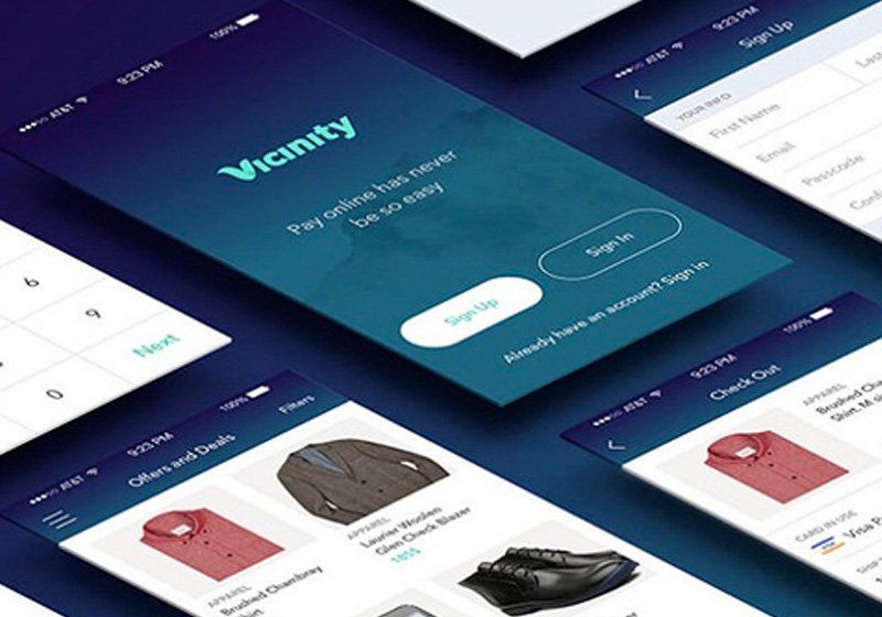 Image of a UX App Design samples
