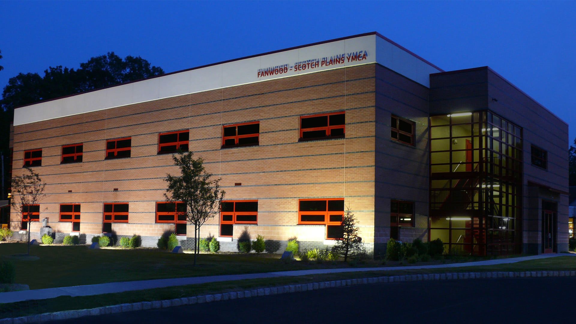 Exterior shot of the Fanwood-Scotch Plains YMCA — Scotch Plains, NJ