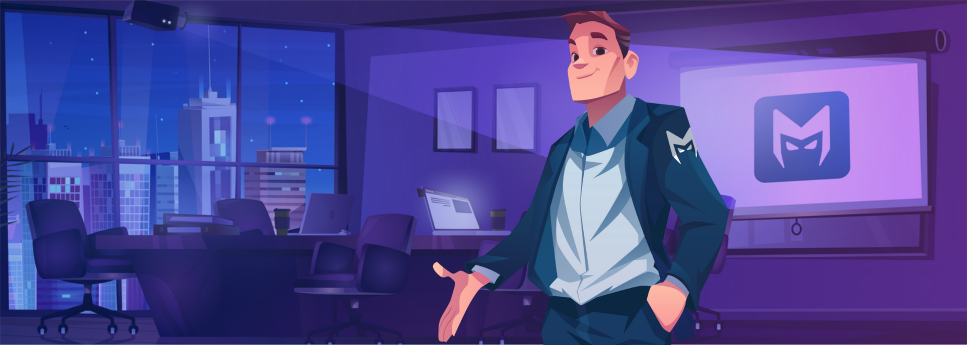 Picture of a My Digital Hero business man. Picture of a My Digital Hero business man.