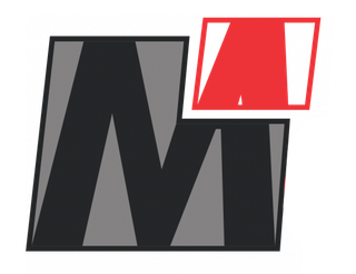 Logo with black and gray 