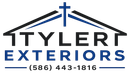Black and white logo: 