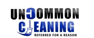Uncommon Cleaning A logo for uncommon cleaning referred for a reason