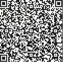Ein schwarzweißer QR-Code auf weißem Hintergrund.