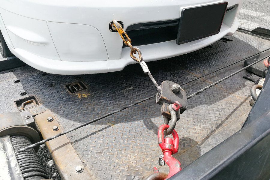 a hook on car's bumper