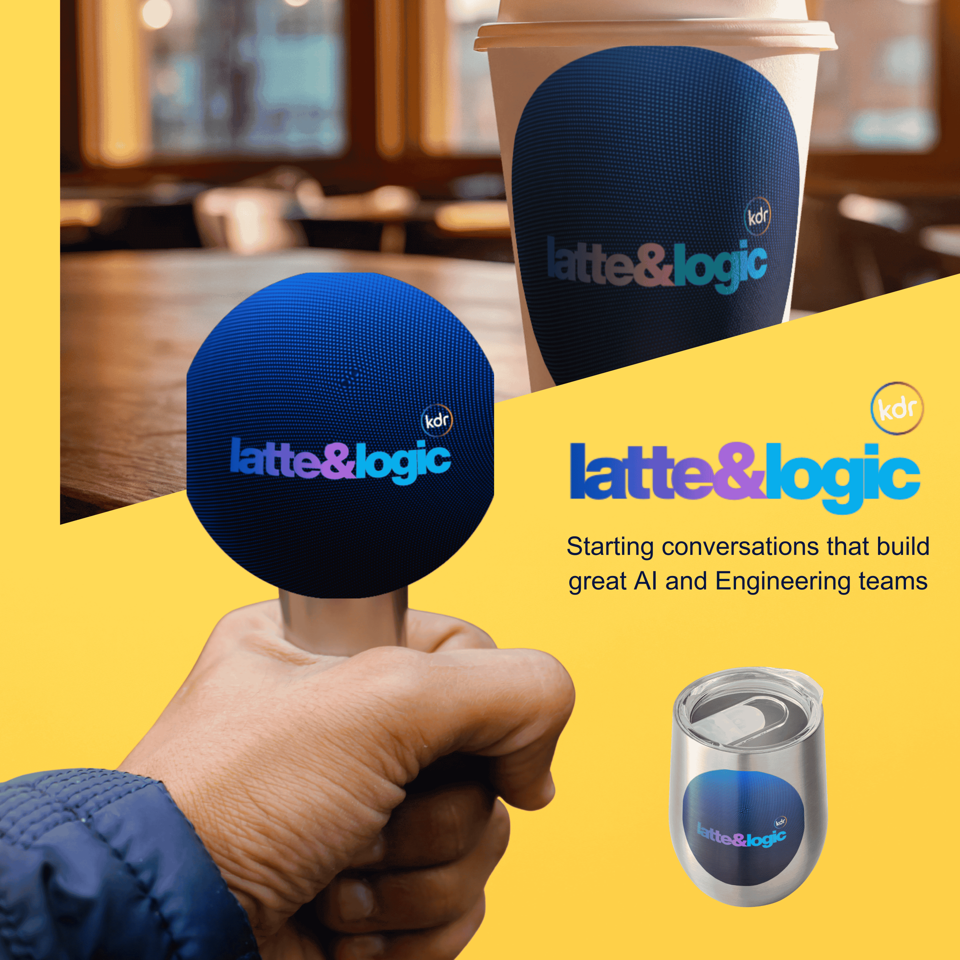 Latte and logic artwork