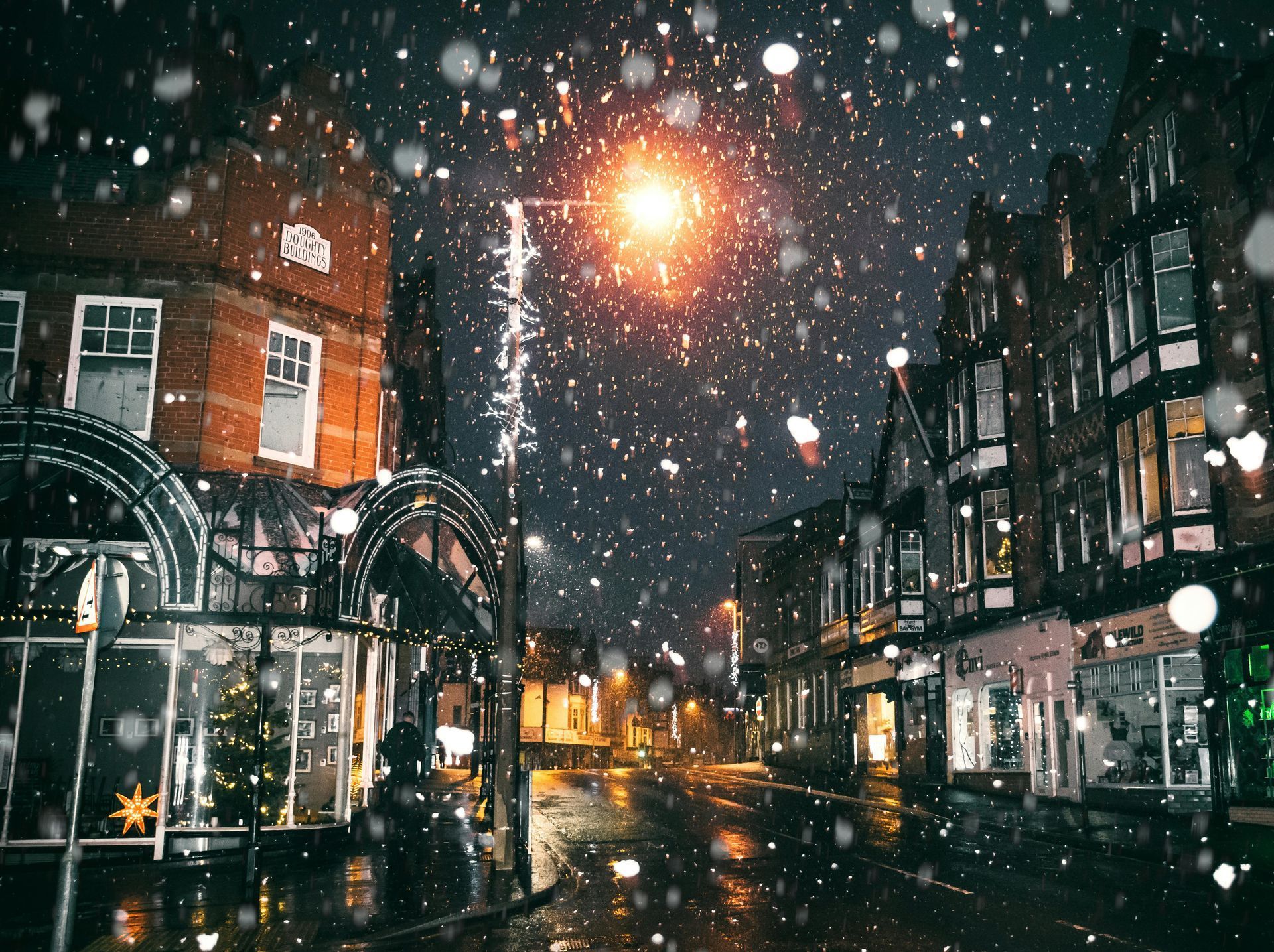 Snowy scene representing 2024 in review regarding trends in data and analytics