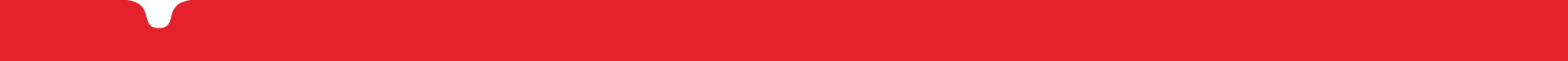 Red background with a vertical white stripe on the left side.