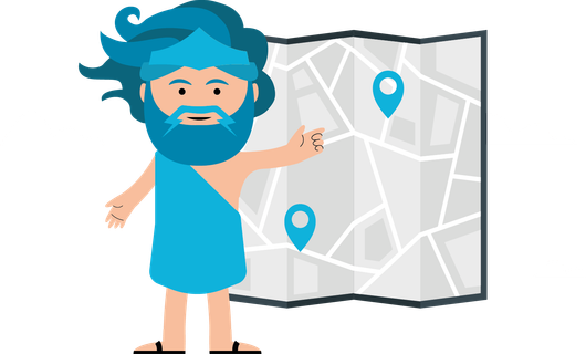 illustrazione mappa interattiva