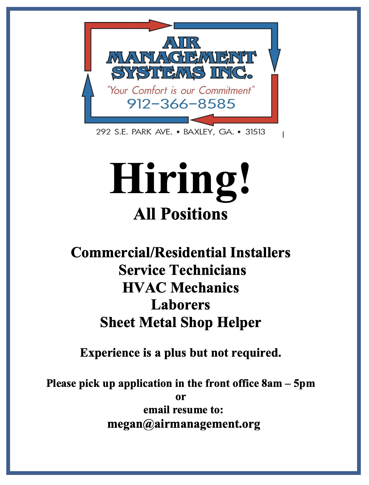 we're hiring!