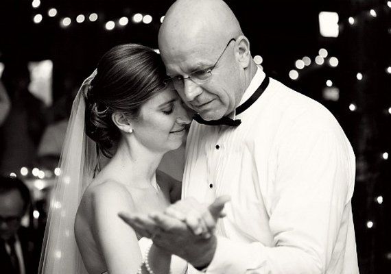 Father Daughter dance at a wedding reception in Wisconsin