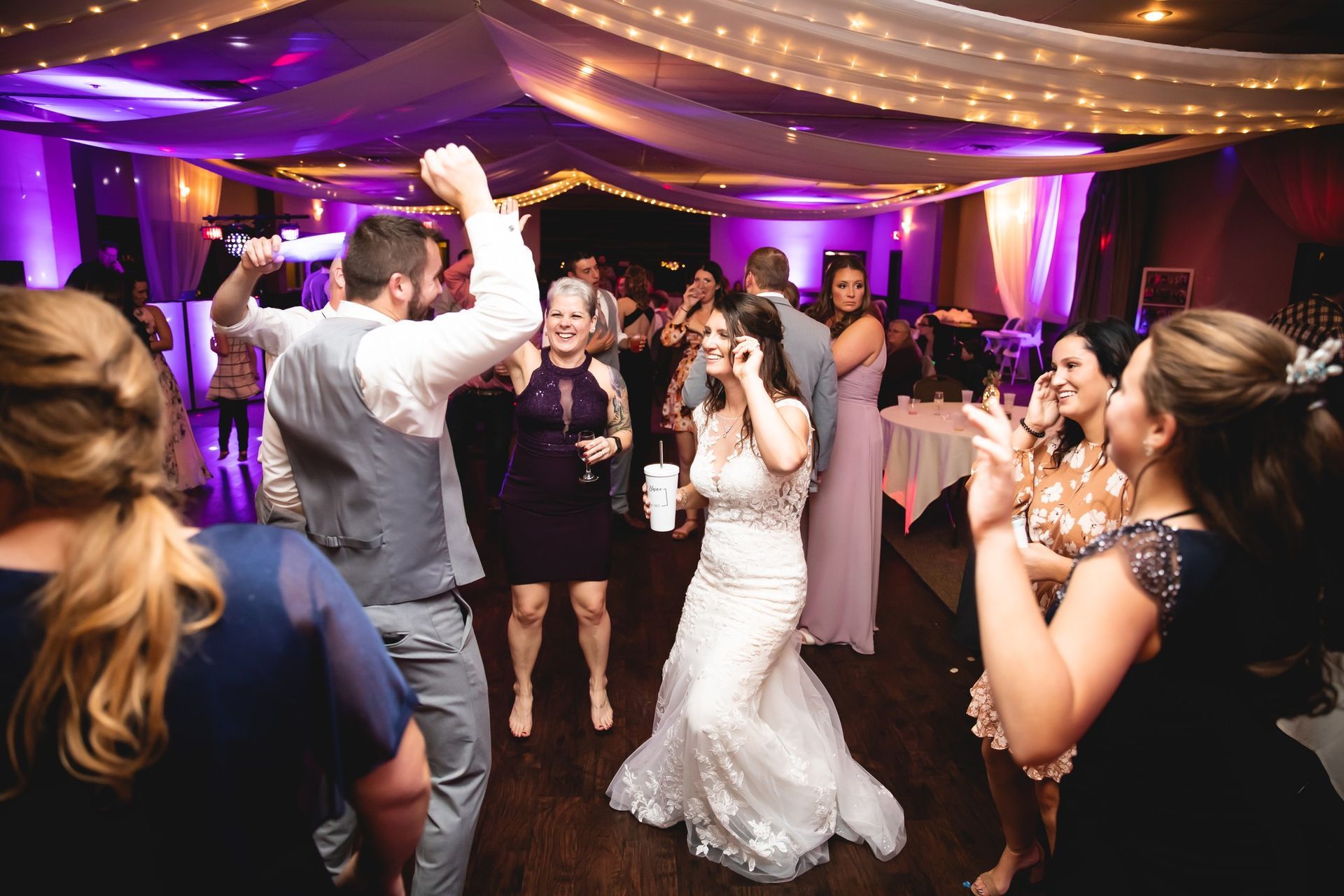 kyle & molly at the Ridges with fun Fox Cities DJs, Sound Sensations Entertainment