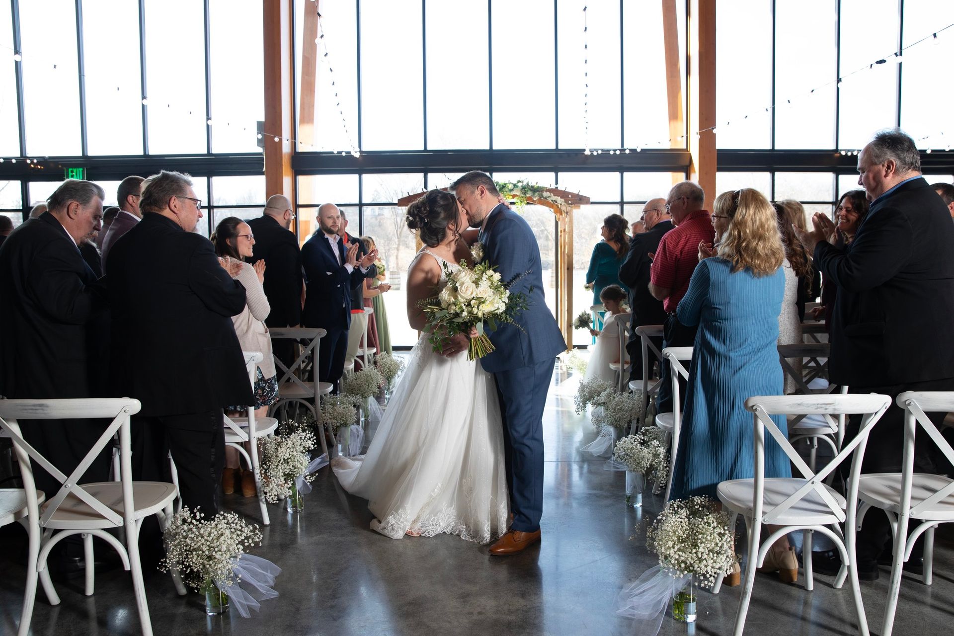 Poplar Hall Wedding Ceremony, Brittany + Jason