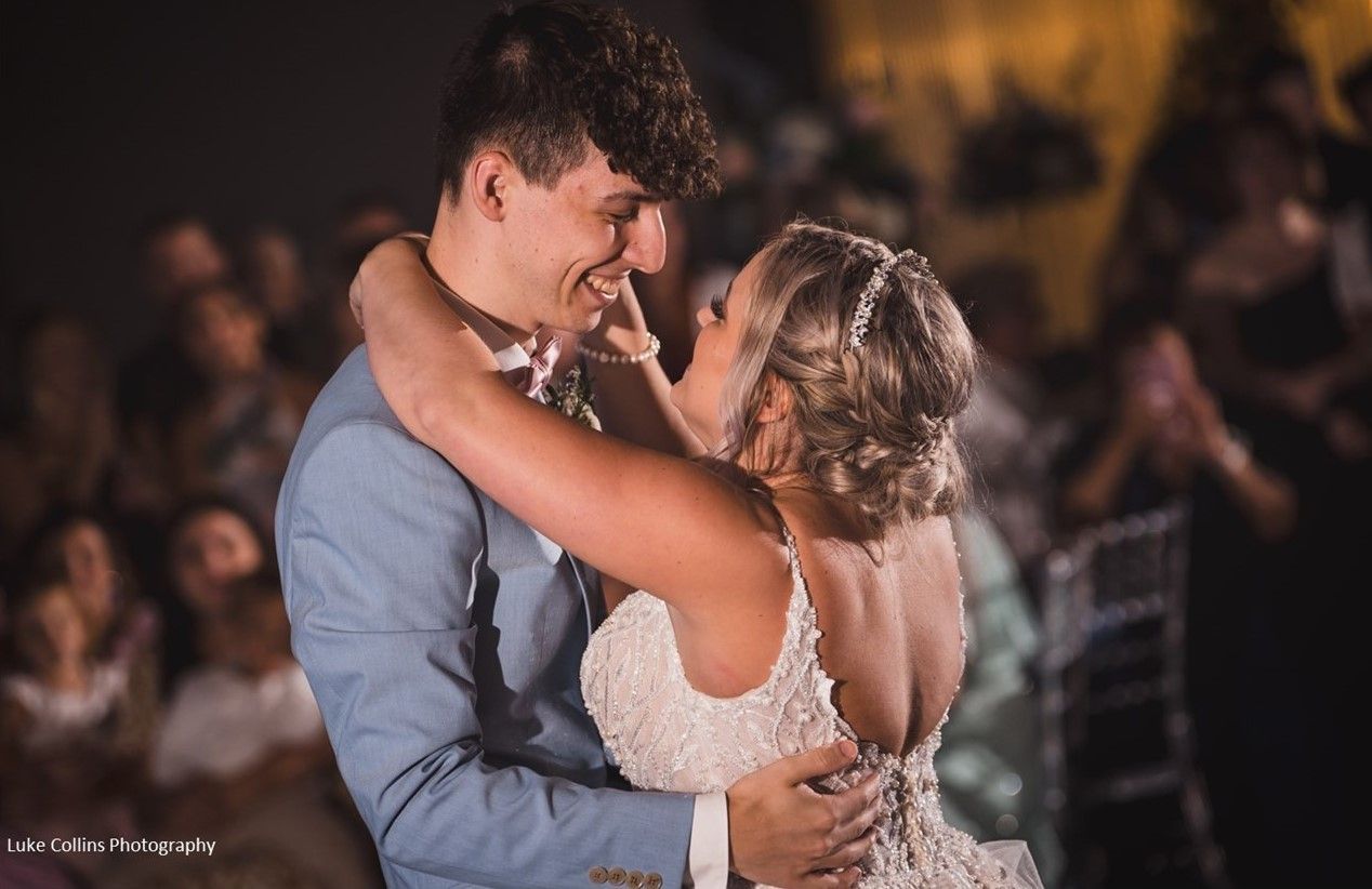 couple first dance at a wedding reception, Sound Sensations Entertainment