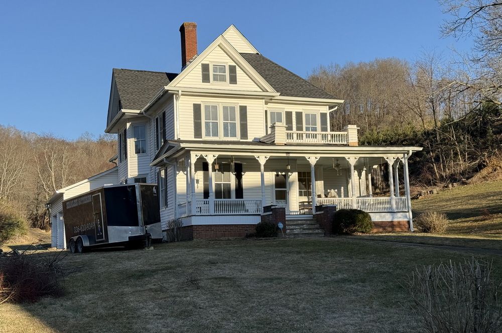 new gutter and gutter guard installation jefferson boone sparta north carolina