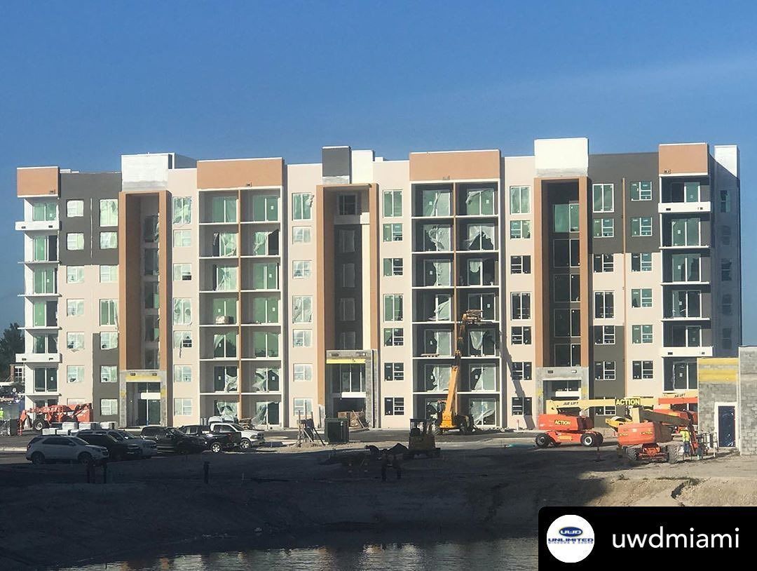 Commercial impact windows in South Florida.