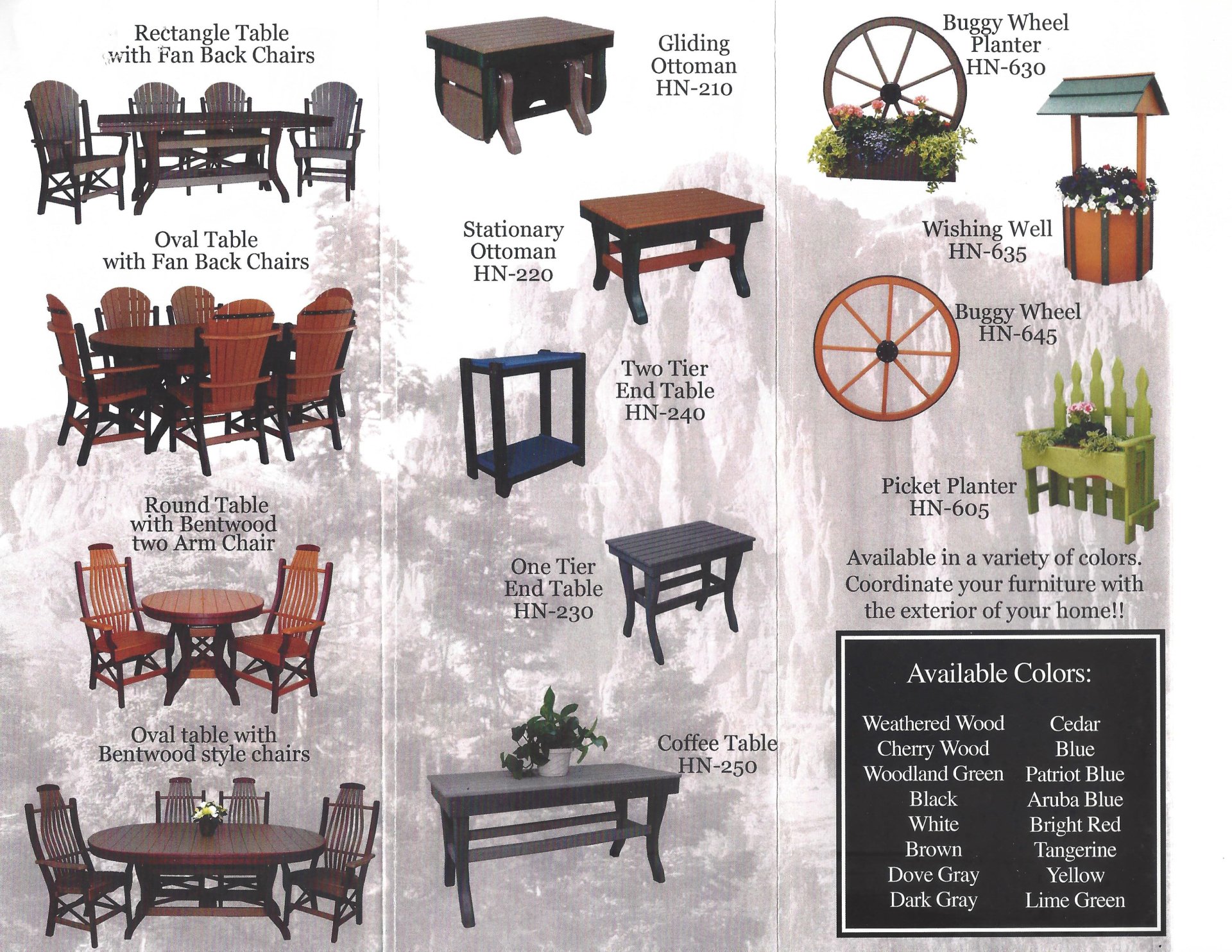 Polywood Outdoor Furniture New Castle, PA 422 Landscape Supply & Hauling