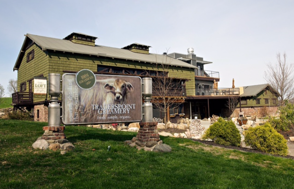 my husband and I love traders point creamery. it's such a quaint spot with amazing farm to table food