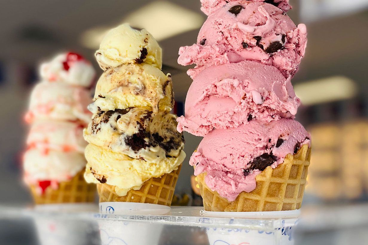 handle's ice cream is amazing. they are a walk up and have amazing blizzards.