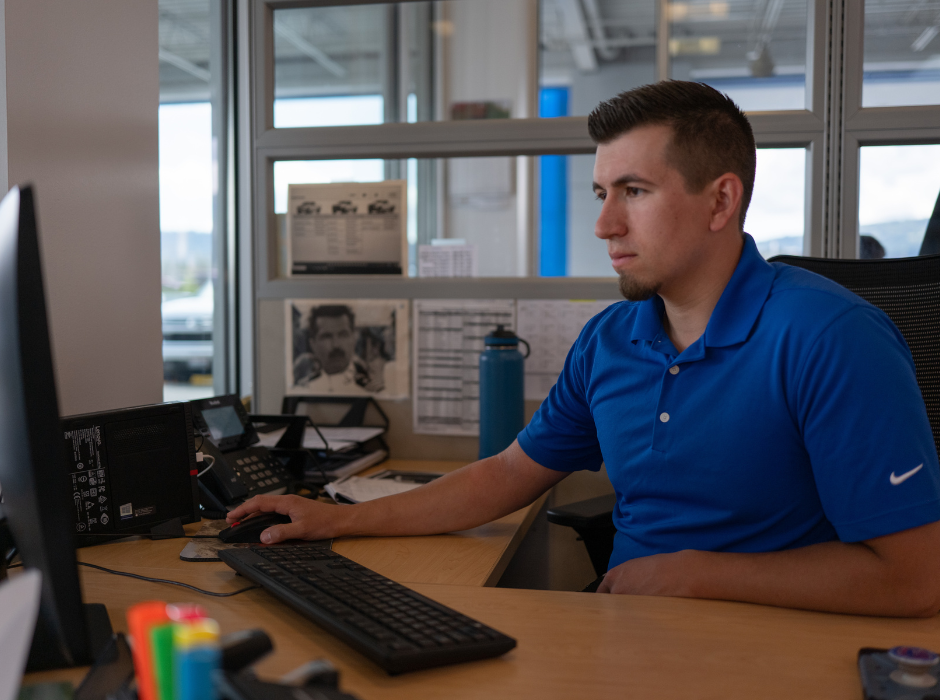 Black and white photo of cars