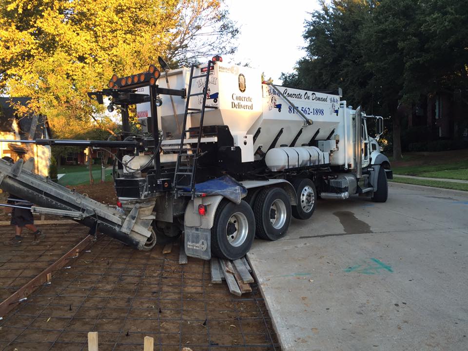 White Truck — Fort Worth, TX — H & H Concrete On Demand