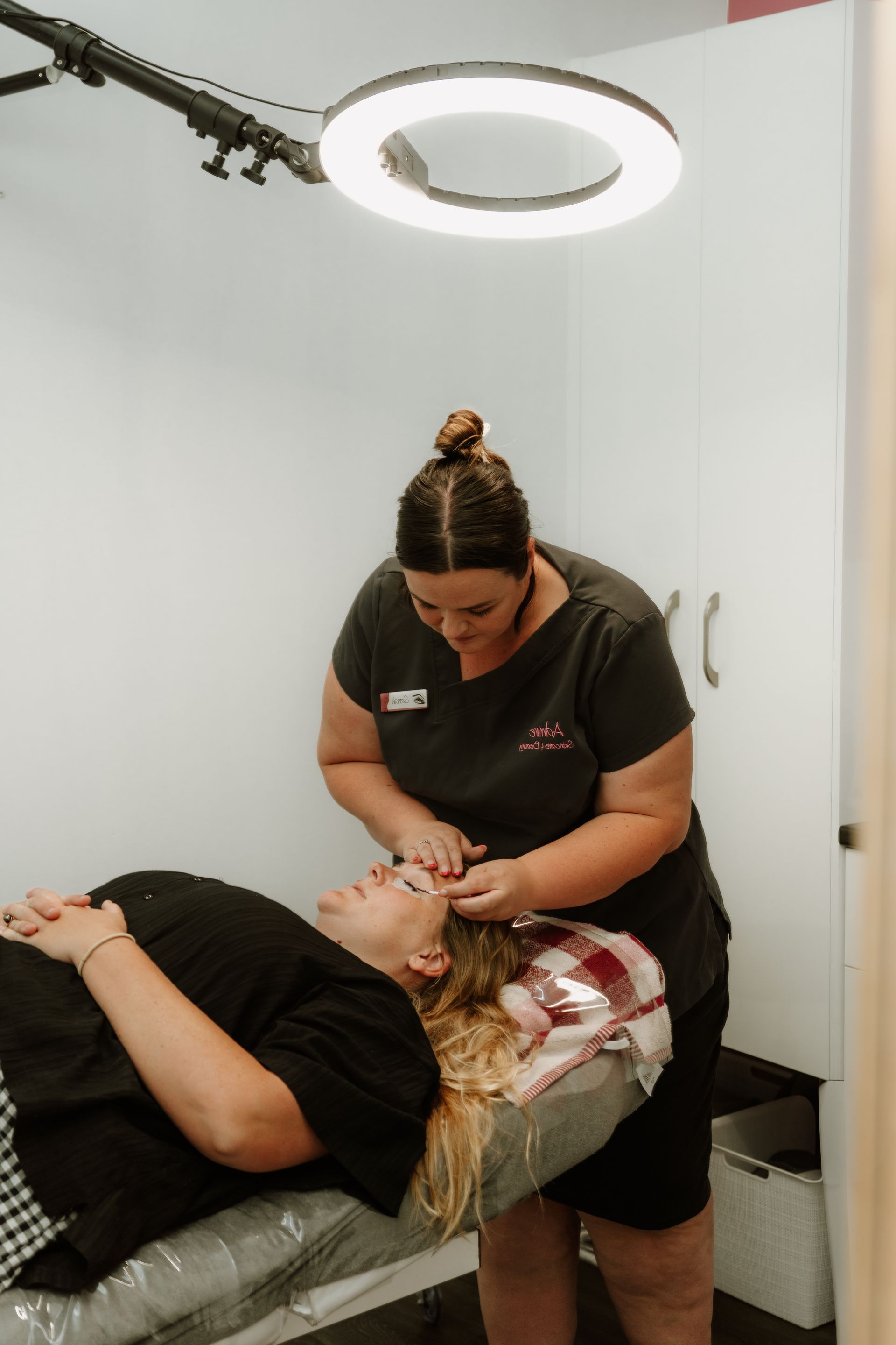 Woman Receives Facial Injection From a Professional — Admire Skincare and Beauty in Taree, NSW