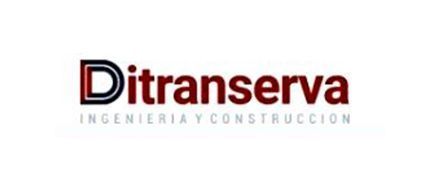 Ditranserva logo with red and black text and the tagline “Ingeniería y Construcción”