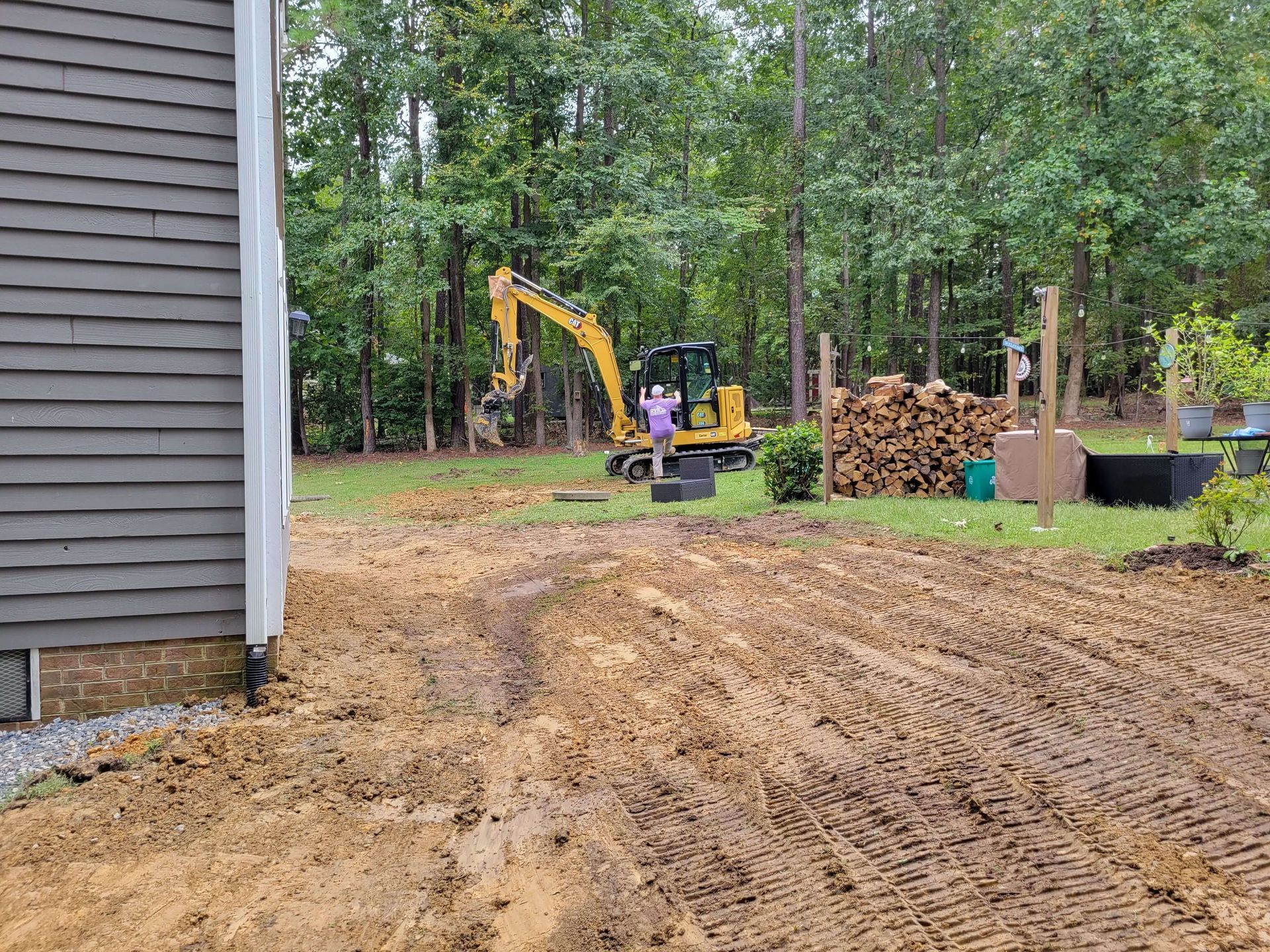 land clearing and grading richmond, land clearing richmond va, site clearing, site grading in richmond, land clearing service