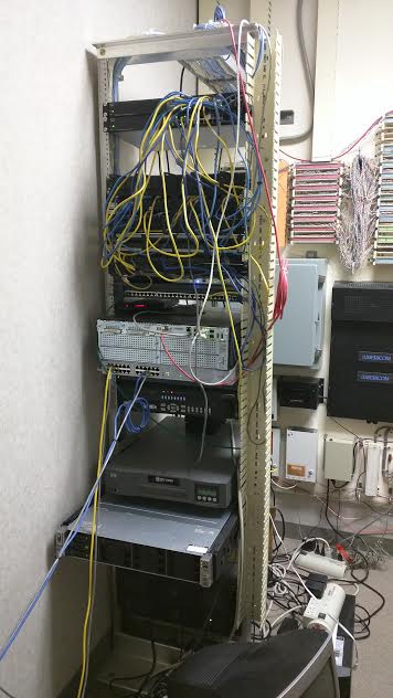 Cabling Before Look — Garland, TX — TAS Technical Solutions
