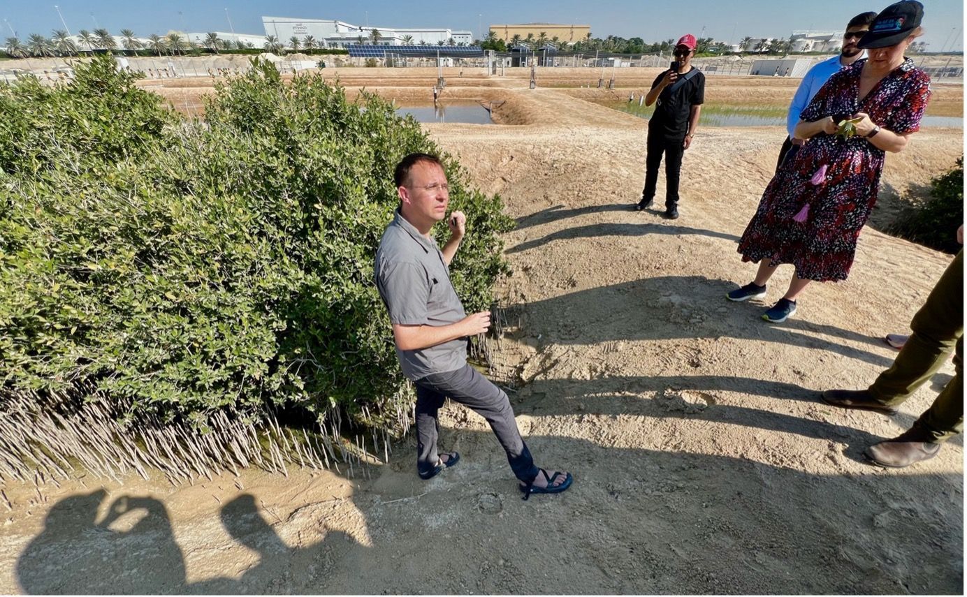 Regenerative Resources CEO Neal Spackman warms to mangroves (Photo: John Elkington)