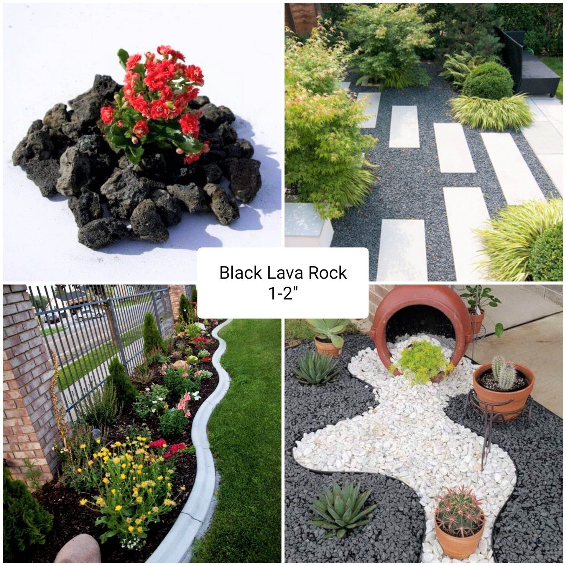 Black Lava Rock 1-2